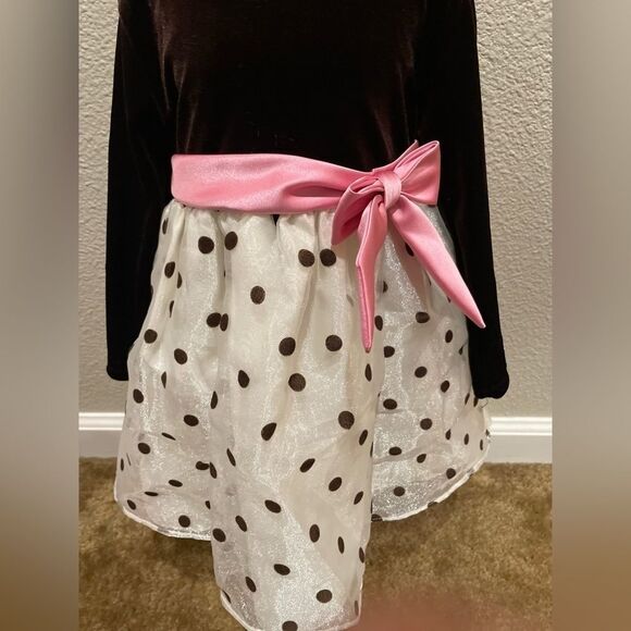 NWOT Jessica Ann Toddler Polla Dot Dress Size 18M - Picture 6 of 6